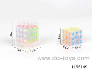 3.5CM Transparent Star Cube