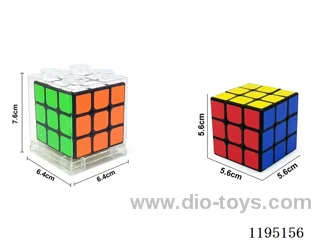 5.6CM rounded corner PE three-order Rubik's Cube