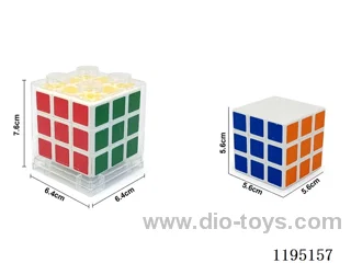 5.6CM Right Angle Thermal Transfer 3rd Order Rubik's Cube