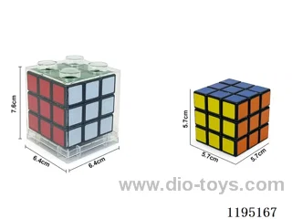 5.7CM PVC Fully Enclosed Third Order Rubik's Cube