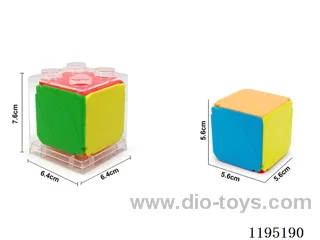 5.7CM Solid Maple Leaf Rubik's Cube