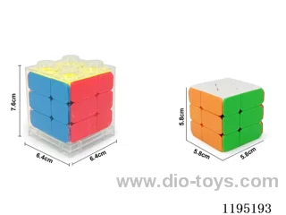 Solid Rubik's Cube with Wind and Fire Wheel