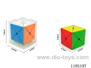 5.5CM Eight Axis X Solid Color Rubik's Cube