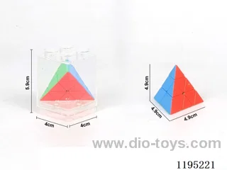 Solid Color Pyramid Cube