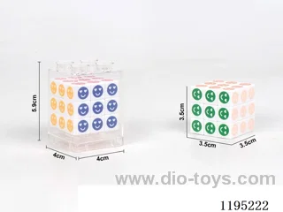 3.5CM Smiley Face Heat Transfer Rubik's Cube
