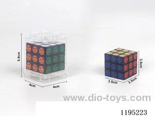 3.5CM Smiley Face Heat Transfer Rubik's Cube