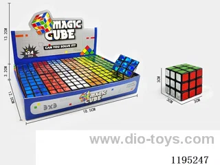 3CM Laser Labeled Third Order Rubik's Cube