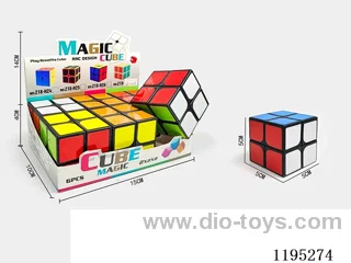 5CM Second Order Rubik's Cube with Black Labeling