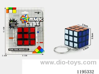 3.5CM Keychain Third Order Rubik's Cube