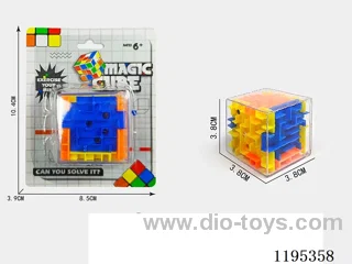 3.8CM 3D maze with colorful 3 dimensions