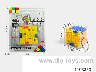 3.8CM 3D maze keychain in four colors