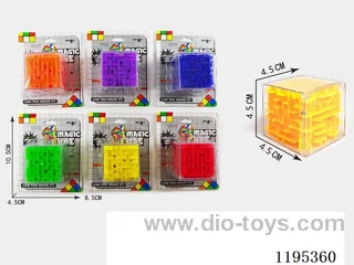 4.5CM 3D maze in solid color