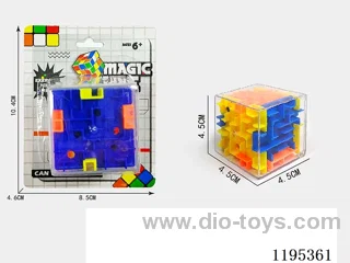 4.5CM four sides colorful 3D maze