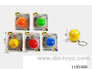 5CM Keychain Ball Solid Color 3D Maze