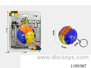5Keychain Ball Colorful 3D Maze