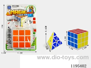 5.3CM White Stickers Combination Small Pyramid