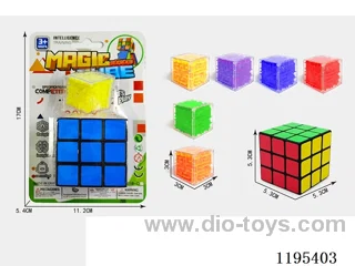 5.3CM Black Sticker Set 3D Maze