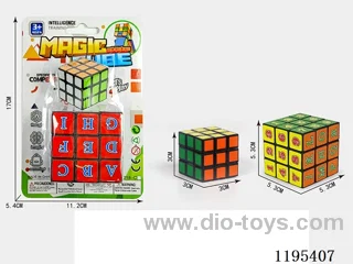 5.3CM black digital sticker set 3CM Rubik's Cube