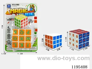 5.3CM White Numbers Stickers Assortment 3CM Rubik's Cube