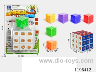 5.3CM White Numbers Sticker Set 3D Maze