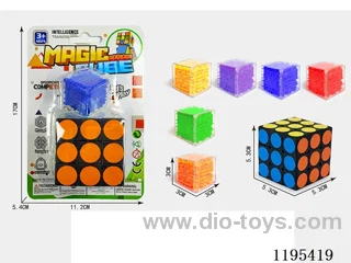 5.3CM black polka dot sticker set 3D maze