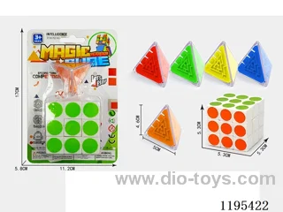 5.3CM white dot sticker set 3D triangle maze