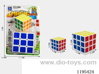 5.6CM white heat transfer combination 3.5CM Rubik's Cube