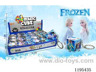 3CM Rubik's Cube UV printing Frozen with keychain