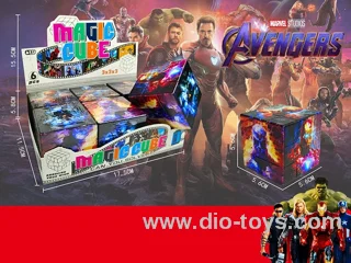5.6CM Rubik's Cube UV Print Iron Man