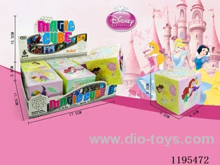 5.6CM Rubik's Cube UV printing Disney Princesses