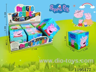 5.6CM Rubik's Cube UV Printing Piggy Peach