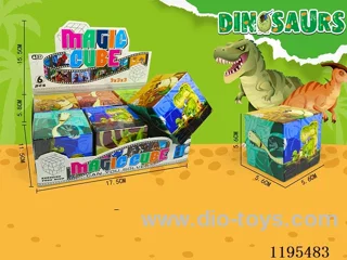 5.6CM Rubik's Cube UV Printing Dinosaur