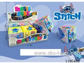 5.7CM Rubik's Cube UV printing Stitch