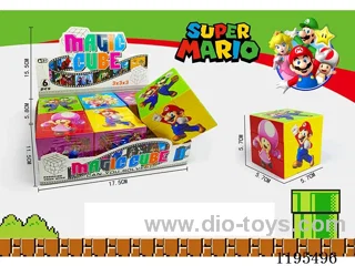 5.7CM Rubik's Cube UV Print Mario