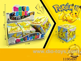 5.7CM Rubik's Cube UV print Pikachu