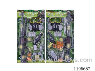 Suction plate police holster gun piece (2) police handcuffs simulation toy gun suit
