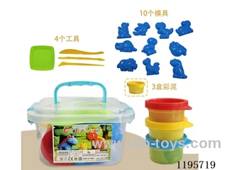 18PCS Dinosaur Clay Set/Color Random