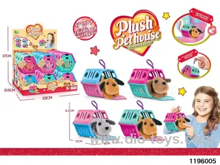 Plush Dog Pet Hanger Cage