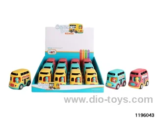 Inertia Cartoon Bus 12PCS