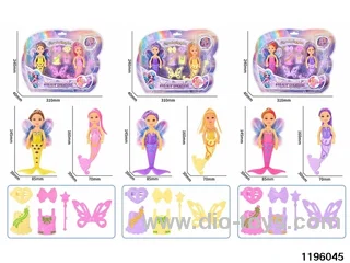 drag mermaid 2pcs