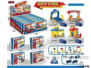 Police car parking lot 12pcs