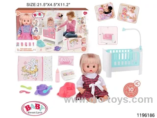 13 inch Live Eye Drinking Doll Set with IC