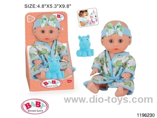 12 inch Fixed Eye Doll Set