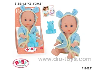 12 inch Fixed Eye Doll Set