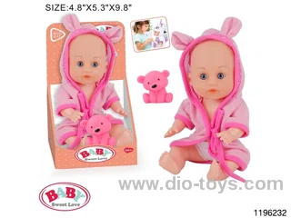 12 inch Fixed Eye Doll Set