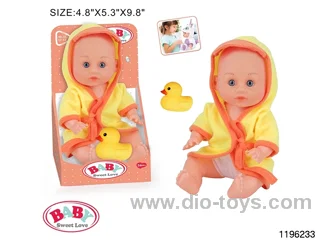 12 inch Fixed Eye Doll Set