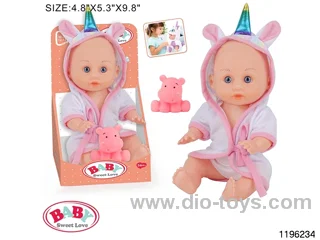 12 inch Fixed Eye Doll Set