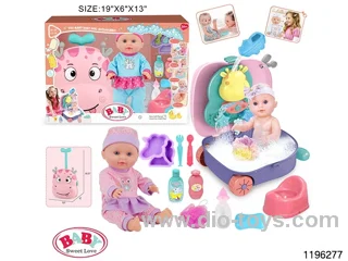 12 inch Doll Play Trolley Set