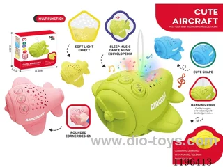Story Plane with Lights and Music (4 colors clear)