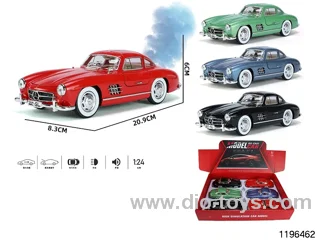 1:24 pull back car
